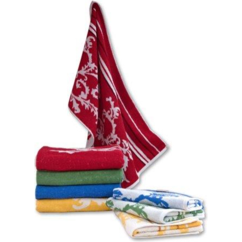 TOWEL TORINO 50X90 TERRY RED 500G.