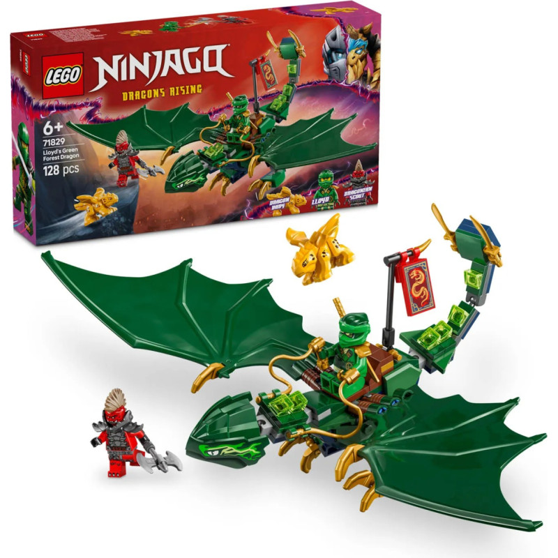 Lego Ninjago Zielony Leśny Smok Lloyda 71829