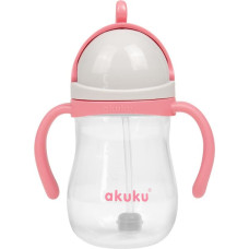 Akuku A0676 BOTTLE WITH STRAW WITH WEIGHT PINK