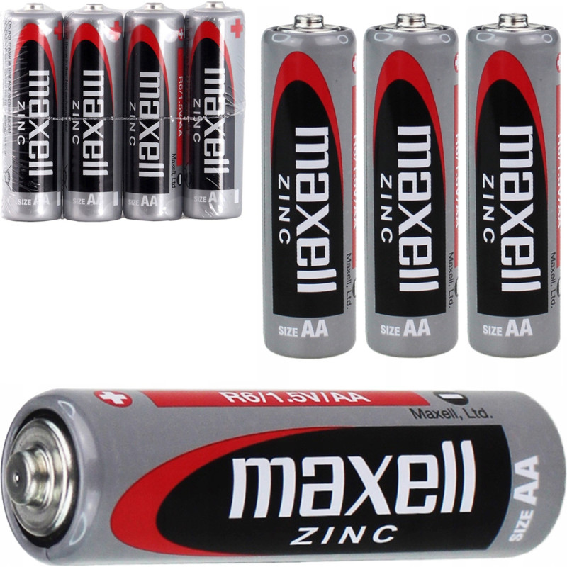 Maxell cinka-ogles baterija LR06/AA 4 gab.