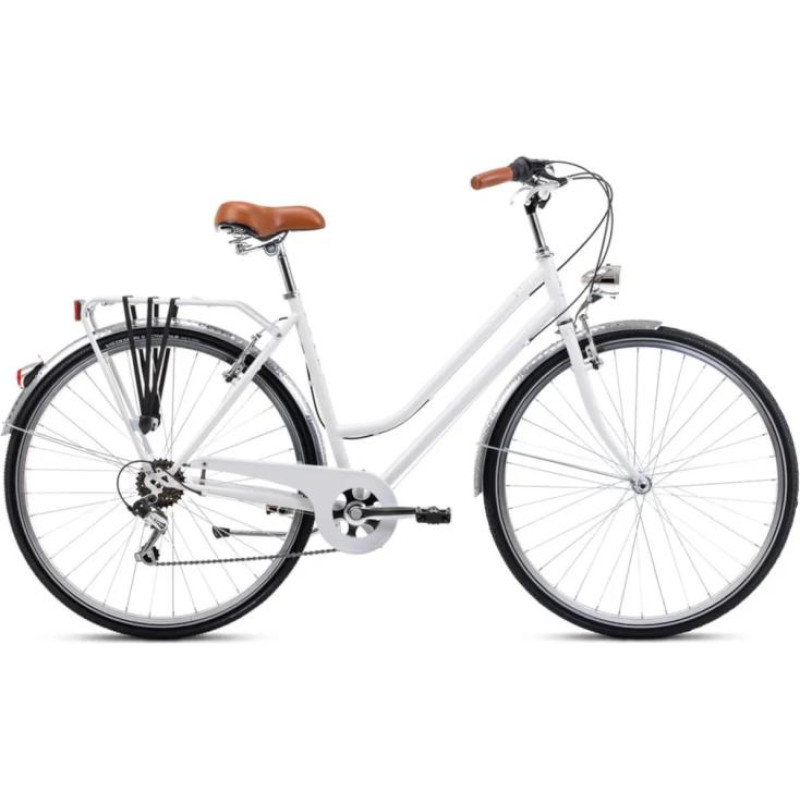 Romet velosipēds ROMET Vintage Eco D, balts (L)