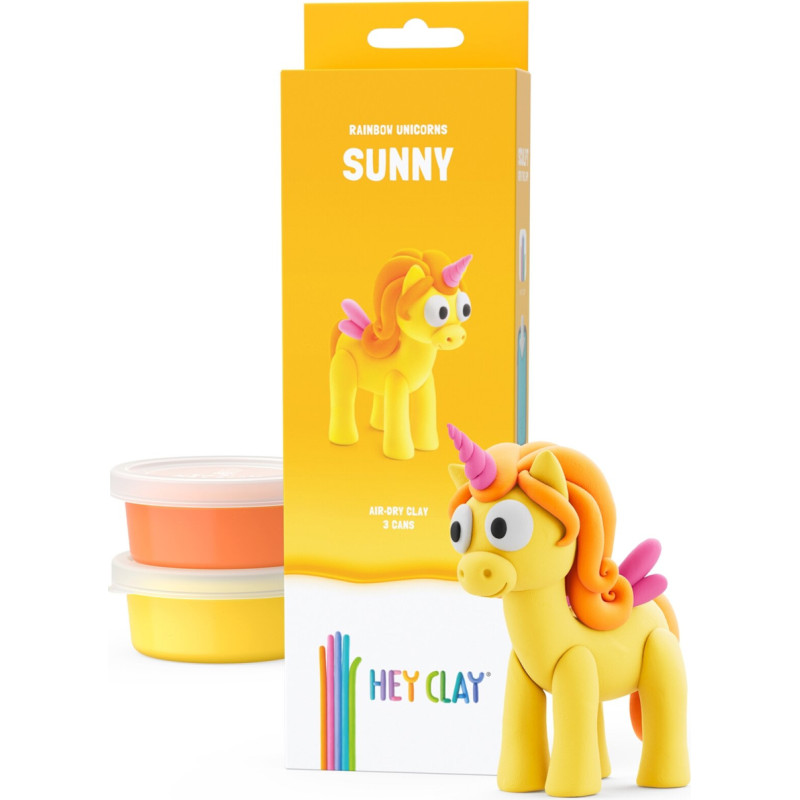 Hey Clay HCL30135CEE Figurka Jednorożec Sunny 3 pak