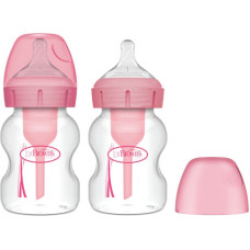 Dr.browns WB52601 Butelka szeroka syjka 150ml PP OPTIONS PLUS 2-pak r&oacute;żowy