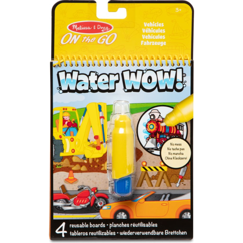 Melissa & Doug Ūdens krāsojamā grāmata MELISSA Water Wow! &ndash; Transportlīdzekļi