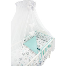 Ankras Bedding set - 6  parts - 120/90/360 - ANIMALS