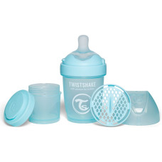 Twistshake Pro Double Anti-Colic Feeding Bottle 180ml Pastel Blue 79009