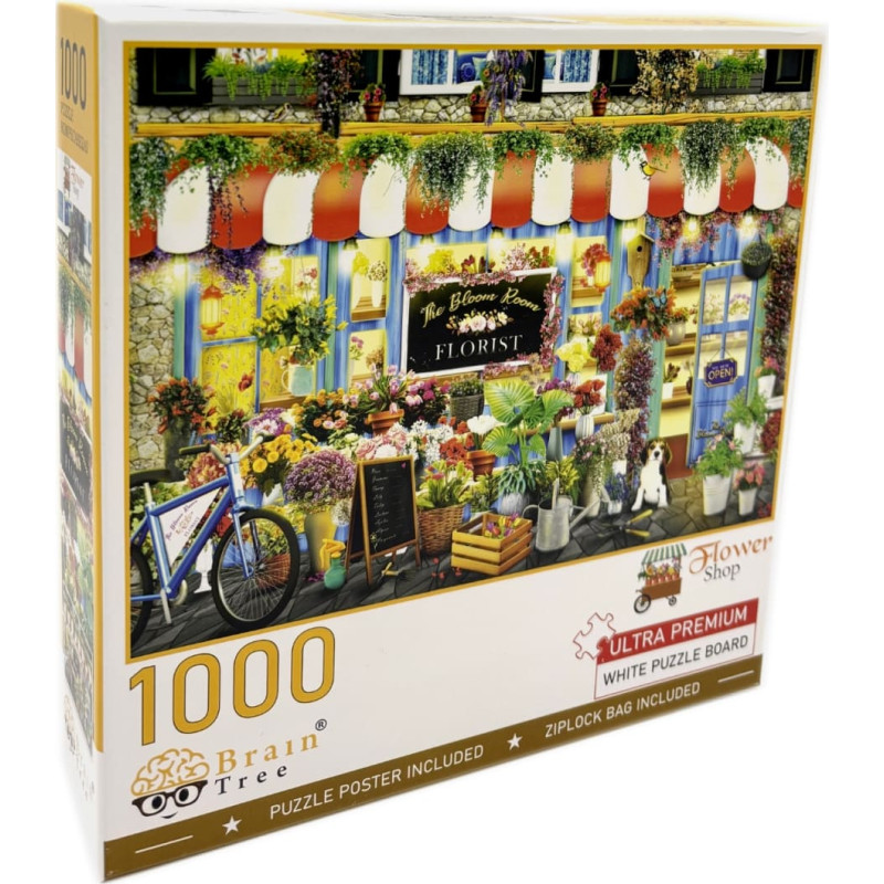 Brain Tree Games Brain Tree puzle, Ziedu veikals, 1000 gab.