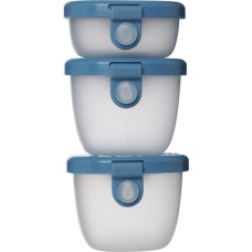 B.box BB401808 Pojemniki na przekąski 3 szt. Ocean