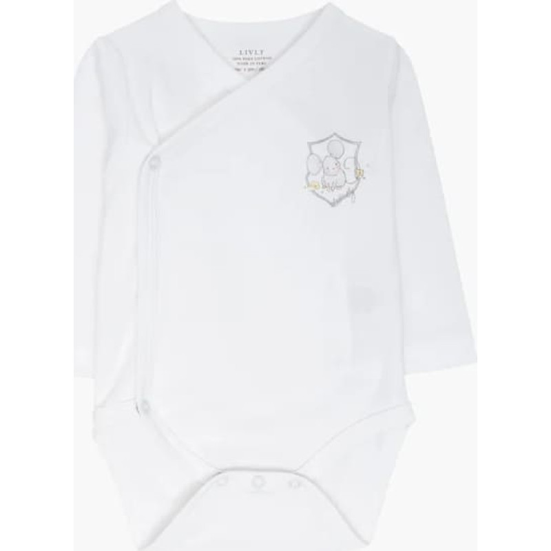 Livly Clothing Bodijs Livly Mice Crossed Body White