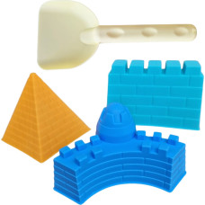 Smilšu kastes komplekts, 4 daļas