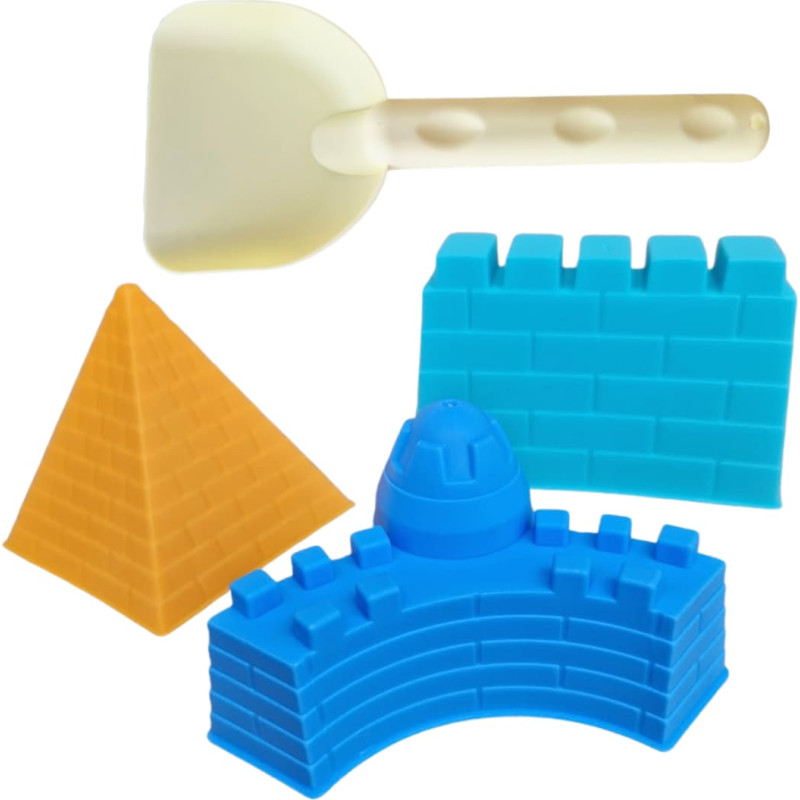 Smilšu kastes komplekts, 4 daļas