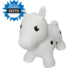 Gerardo's Toys Jumpy lēkājošais dzīvnieks – zirgs, baltā krāsā