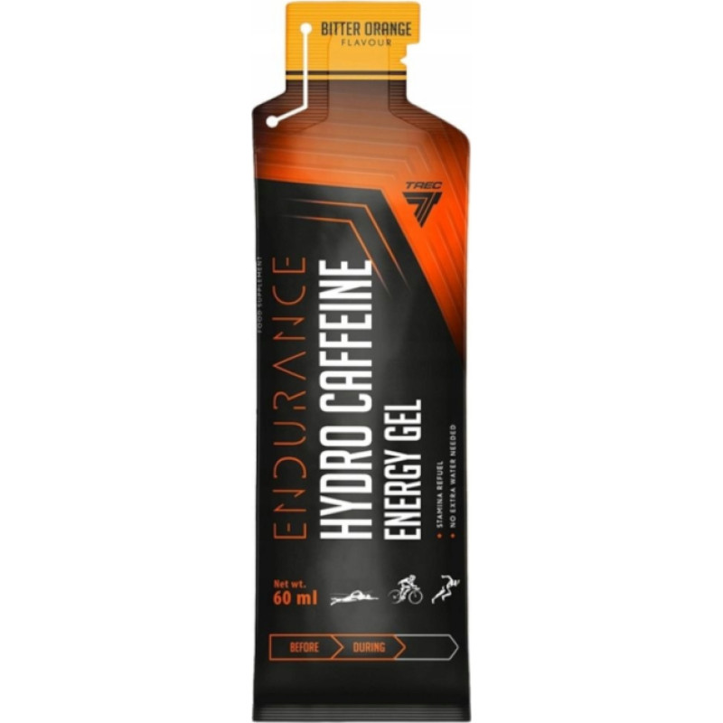 Trec Energiageel TREC Hydro Caffeine Energy Gel 60ml, Bitter Orange