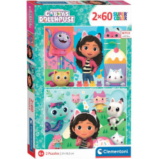 Clementoni pusle Gabby's Dollhouse 2 x 60 tk
