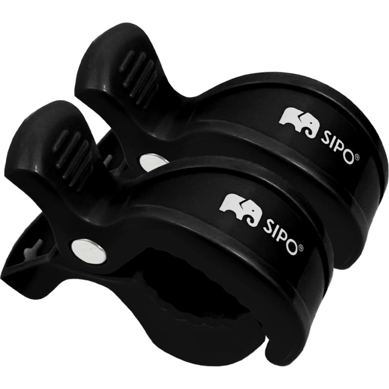 SIPO mounting clips 2pcs black SCA-20BL