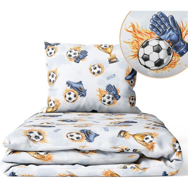 Ankras Cover set - 2 pcs - 120x90, 40x60  - FOOTBALL