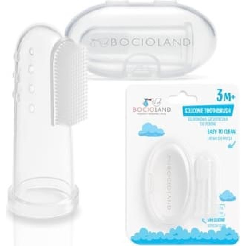 2353 SILICONE FINGER TOOTHBRUSH BL235