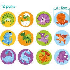 Dodo Galda spēles Memo spēle Dinozauri