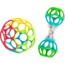 Oball 16908-6 Zestaw upominkowy Grasp the Day: Piłka Classic, grzechotka