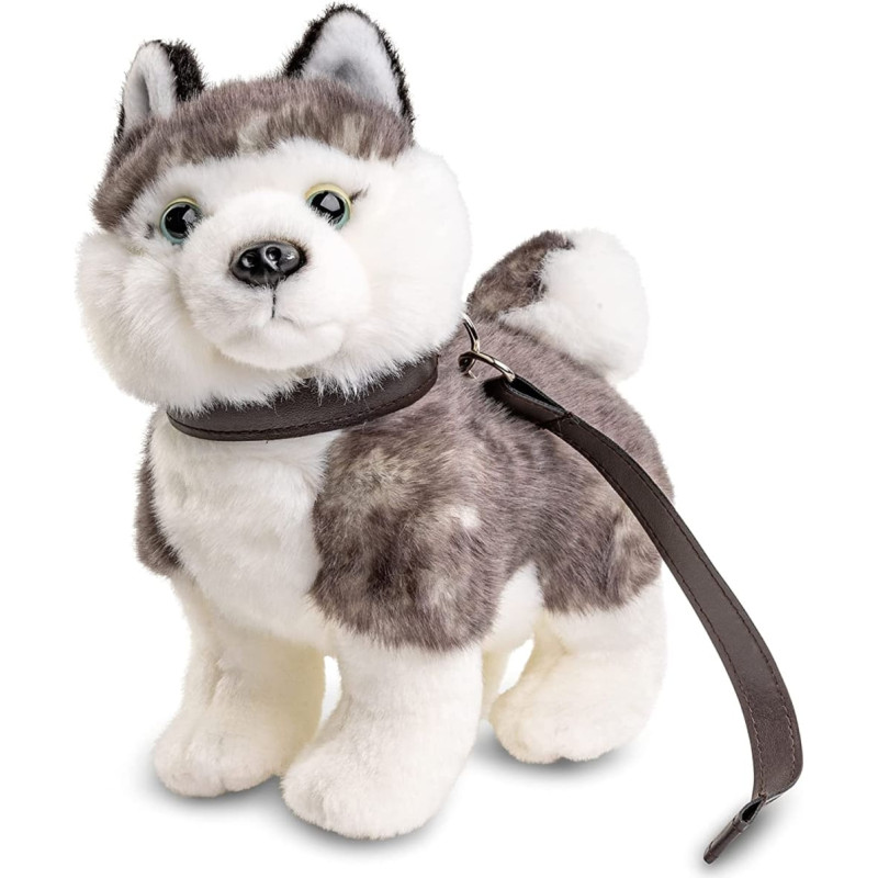 Uni-Toys Plī&scaron;a rotaļlieta Suns Husky, stāvo&scaron;s, 23 cm