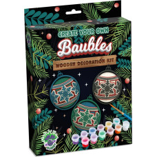 Splat Planet koka 3D krāsojamais attēls, Ziemassvētku rotājumi