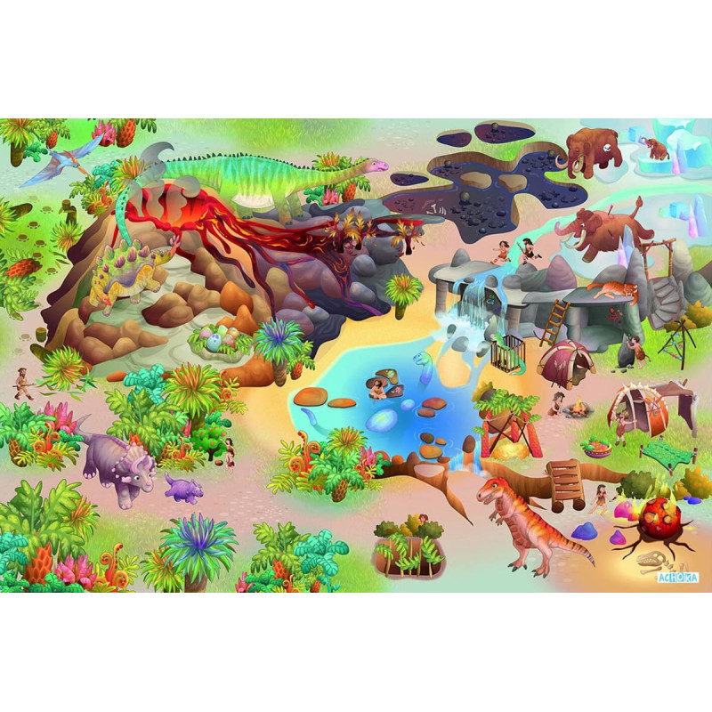 Marko PLAYMAT LATEX -QUADRI-DINO CONNECT
