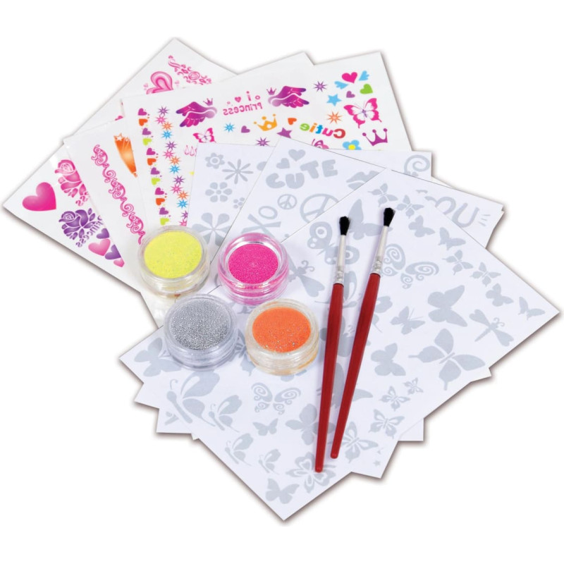 Simba Toys Mirdzo&scaron;i tetovējumi Glitter Tatoos