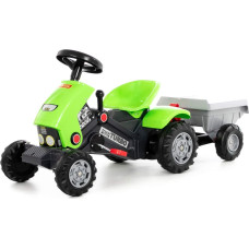 Polesie Traktors Turbo ar piekabi un pedāļiem