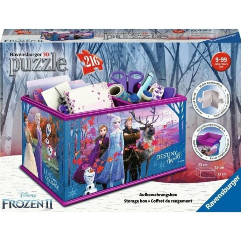 Ravensburger 3D puzle rotaslietu kastīte Disney Frozen 2