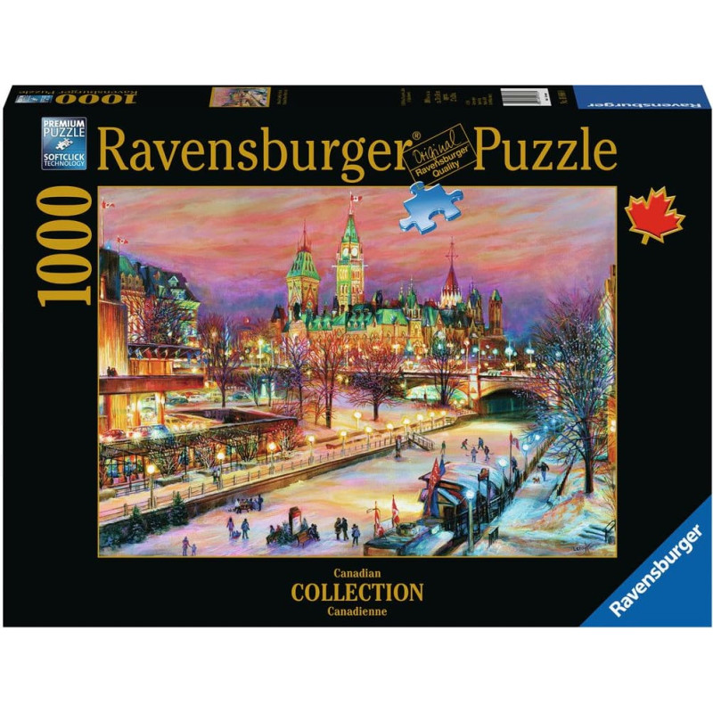Ravensburger Puzle 1000 elem. Otavas ziemas festivāls
