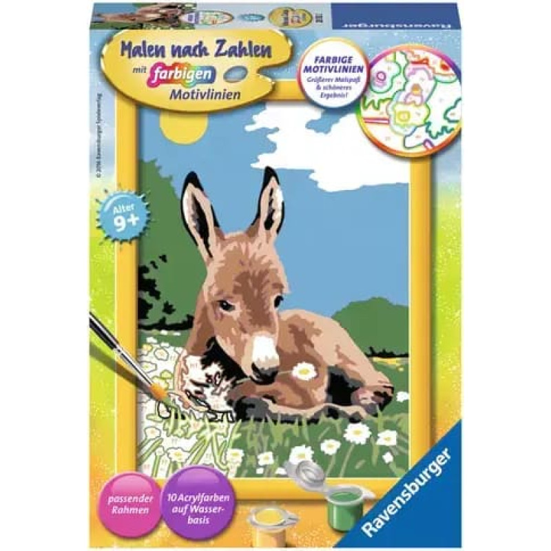Ravensburger Rokd.-Krāsojamā glezn. Ēzelis