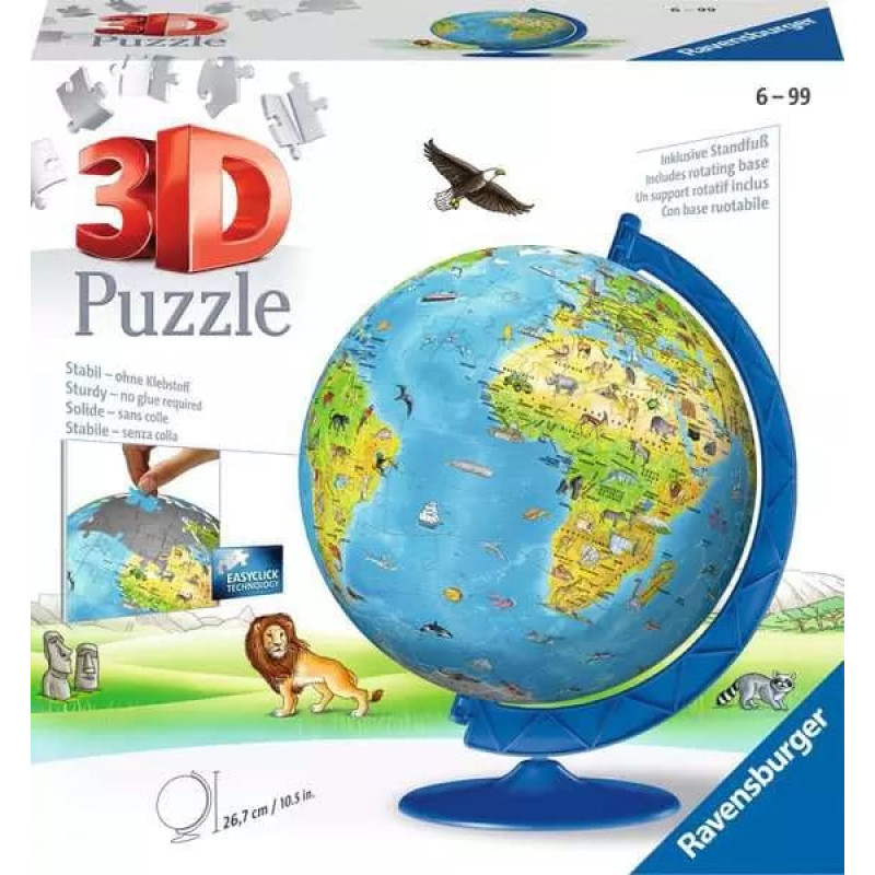 Ravensburger Apaļā puzle, 180 gabali, no 6 gadiem