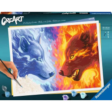 Ravensburger Krāsojama glezna - CreArt Fire & Ice