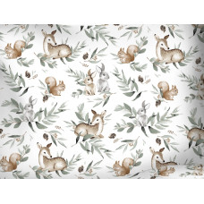 Minikid Autiņ&scaron; marles RABBITs&DEERS 70x80 cm