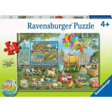 Ravensburger Puzle 35 gab. Mājdzīvnieku gadatirgus