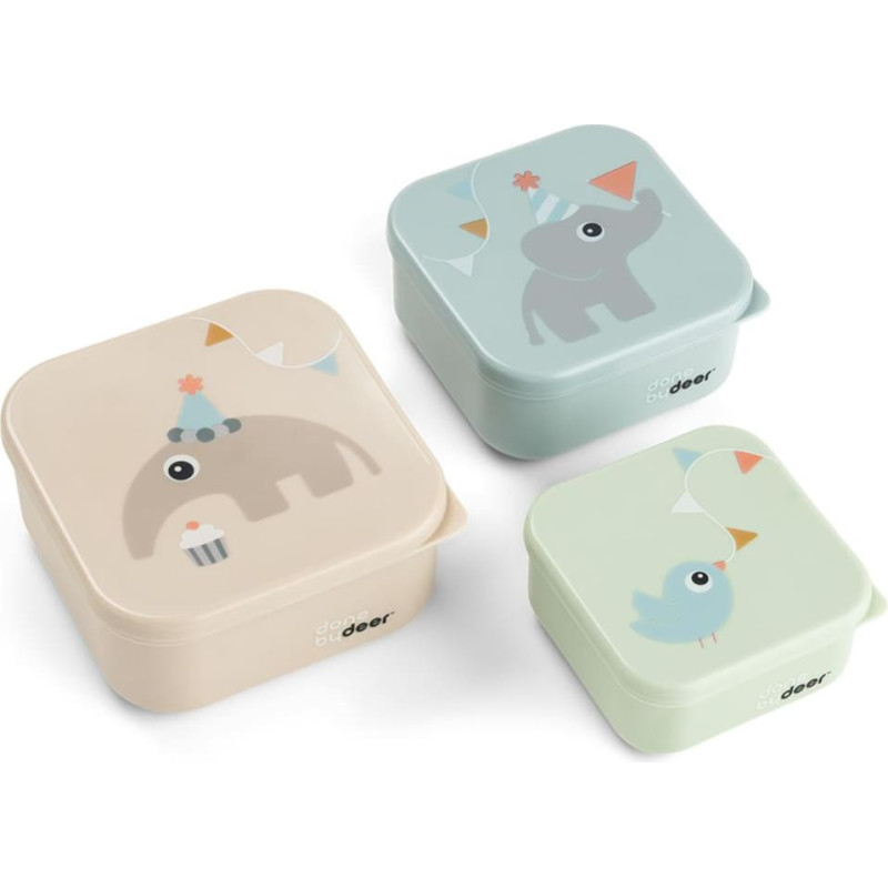 Done By Deer uzkodu trauku komplekts 3 gab. Celebration