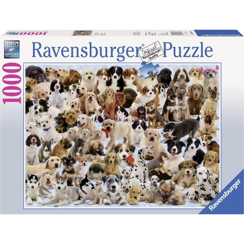 Ravensburger Puzle 1000 Suņu galerija