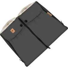 Two-parts hand muffs Aspen anthracite