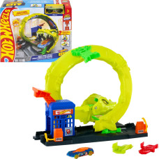 HOT WHEELS CITY ZAKRĘCONY TOR WĘŻA+AUTO
