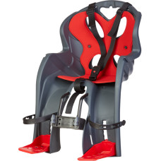 Bimbo Bike Bērnu velo sēdeklītis "BG-6", priek&scaron;ējais, pelēks