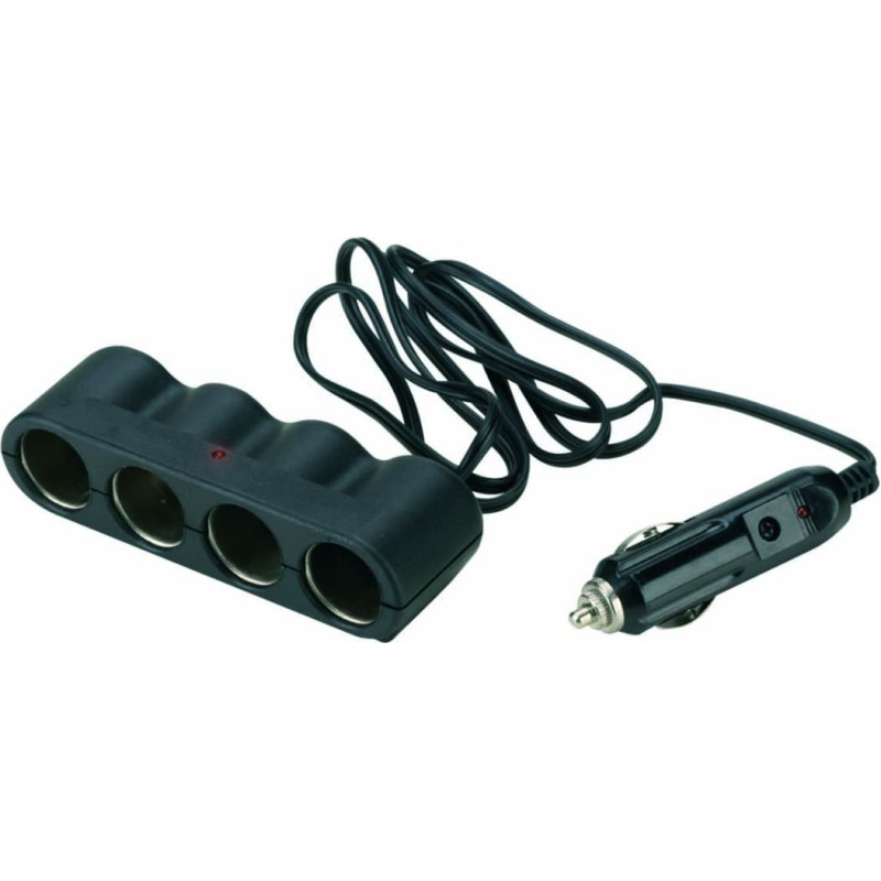 Bottari Četrvietīga ligzda ar pagarināmu vadu 12V/24V "FOUR SOCKETS"