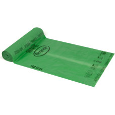 Biobag Atkritumu maisi kompostējami BioBag 120/140L (16 gab. rullī) 17mkr. 87x150cm zaļi