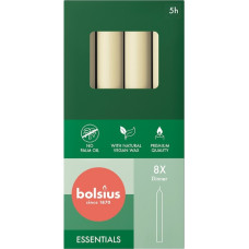 Bolsius Galda sveces 8gab.kastē 170/20mm pērļu