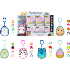 Squishmallows CLIP-A-LONGS 3 figūriņas necaurspīdīgā iepakojumā, 2,5&nbsp;cm