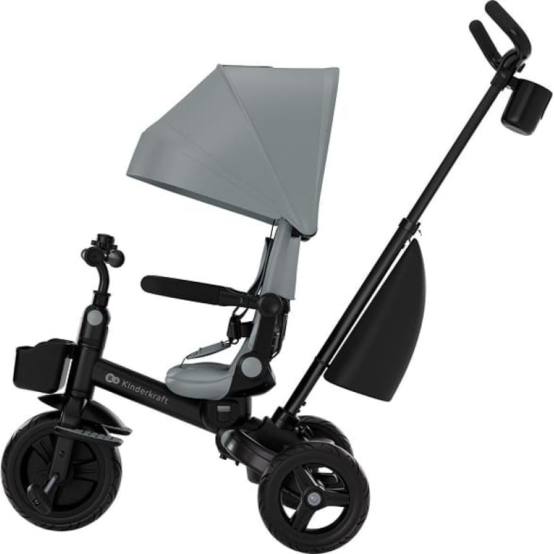Kinderkraft trīsritenis AVEO 2 Plus, pelēks