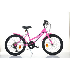 Bimbo Bike Bērnu velosipēds 20" "VIRUS GIRL", rozā/melns