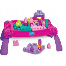 Mega Bloks Blocks - FFG22 -MEGA BLOKS - BUILD 'n LEARN TABLE - PINK