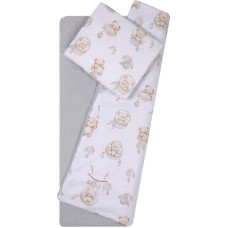 Duet Baby Bedding set to Strolley - 634 - BOUCLA / COTTON - GREY