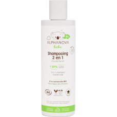 Alphanova BEBE maigs, asaras neizraiso&scaron;s &scaron;ampūns zīdaiņu galvas ādas kreveļu (seborejiskā dermatīta) profilaksei un noņem&scaron;anai ar nomierino&scaron;u kumelīti un apelsīnu ziedu aromātu, 200 ml