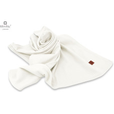 Miminu KIECZMERSKI Kocyk 75x100 cm MIMINU SOFT interlock bawełna 100% śmietanka